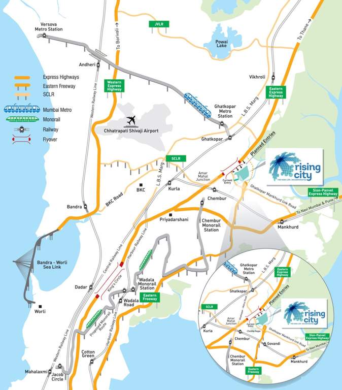 Images for Location Plan of Rare Townships Rising City The India International Upto 13th Floor