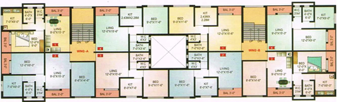  ushajoshi park phase ii Images for Cluster Plan of JKT Ushajoshi Park Phase II