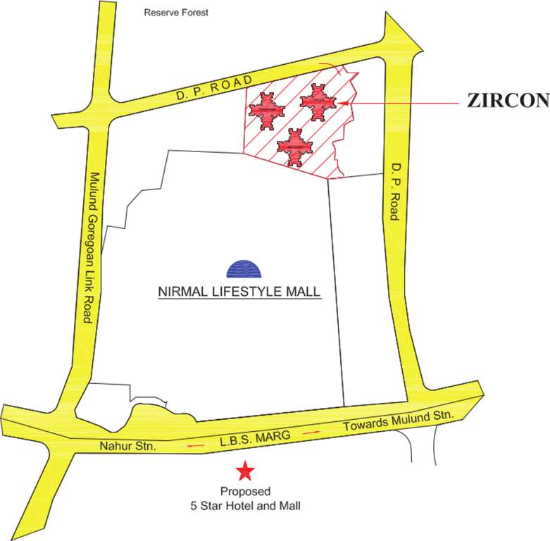 Images for Location Plan of Nirmal Lifestyle Zircon