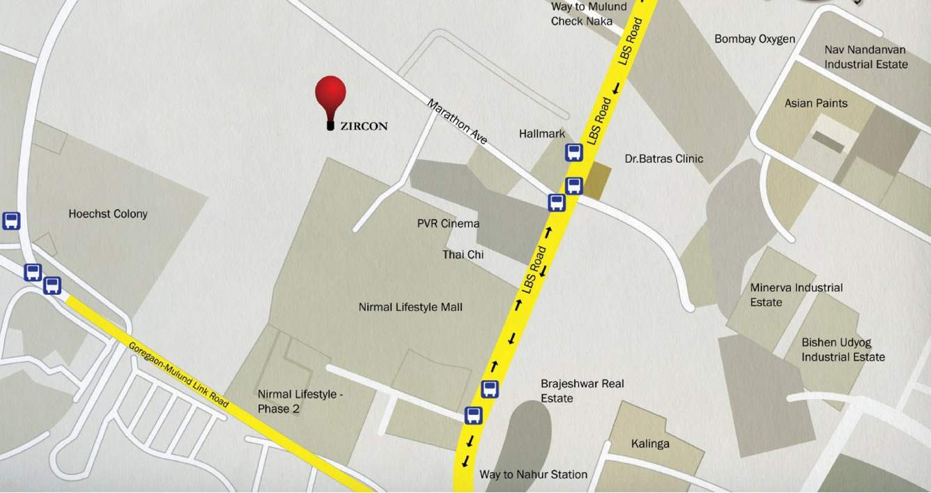 Images for Location Plan of Nirmal Lifestyle Zircon