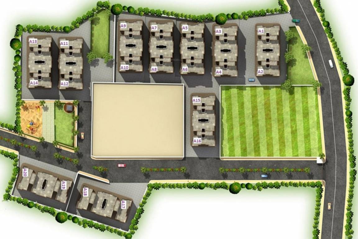 Images for Layout Plan of Siddhivinayak Hills Bldg A1 To A16
