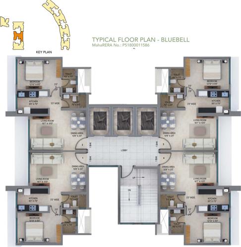 Images for Cluster Plan of Arkade Earth Wing Bluebell