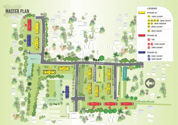 Images for Master Plan of Xrbia Eiffel City Chakan Ph2