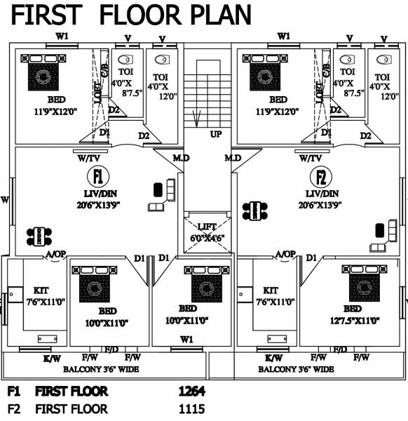 Images for Cluster Plan of Kavitha VL Flats