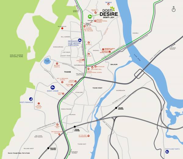 Images for Location Plan of Dosti Desire Dosti Joy