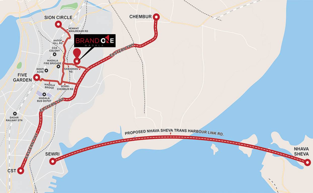 Images for Location Plan of AM Brand One Wadala A Wing