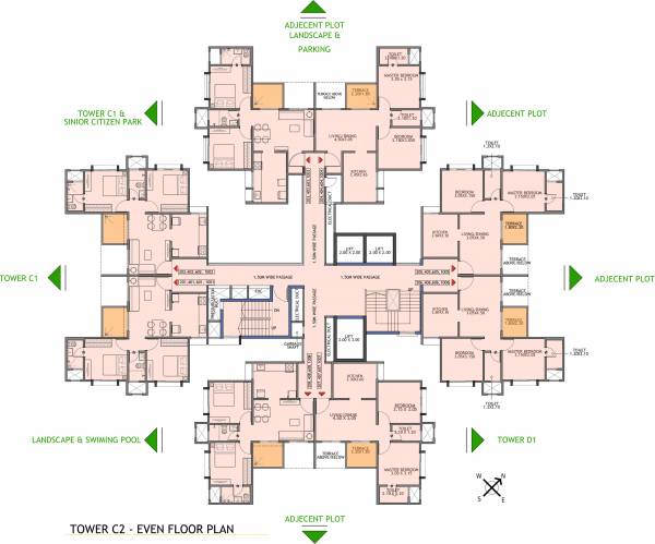 Images for Cluster Plan of Srrinivas Stella C2 D1 And D2