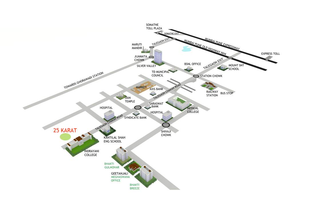  25 karat Images for Location Plan of Meghaswana 25 Karat Ruby