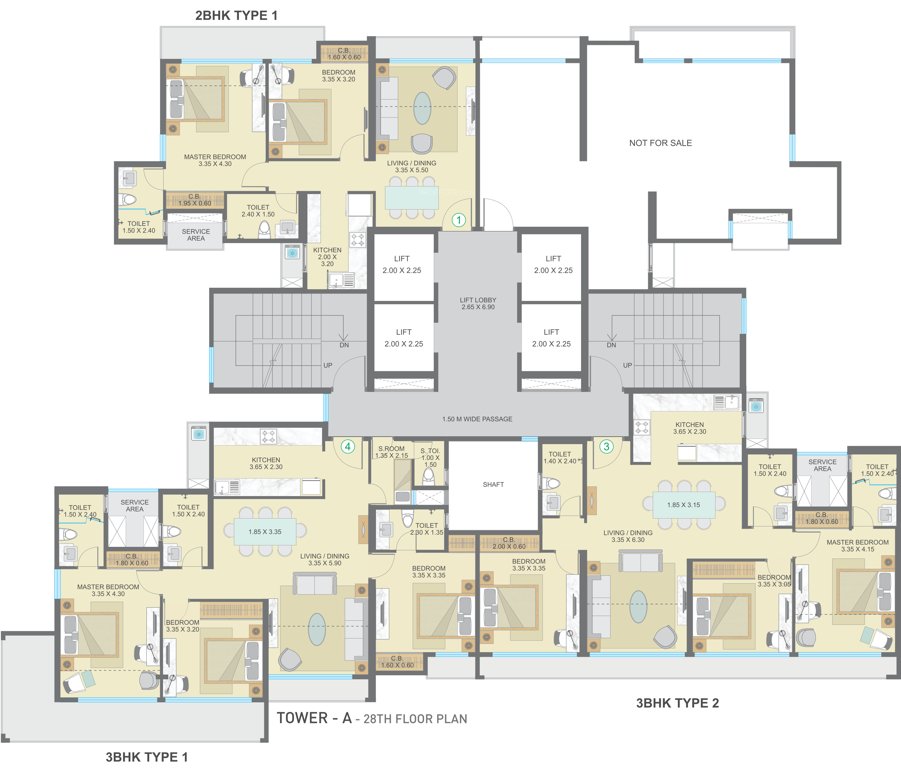 Images for Cluster Plan of Indiabulls One Indiabulls Thane 1