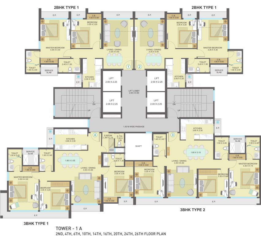 Images for Cluster Plan of Indiabulls One Indiabulls Thane 1