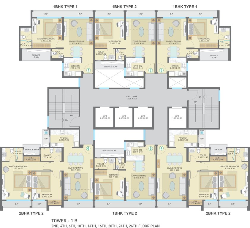 Images for Cluster Plan of Indiabulls One Indiabulls Thane 1