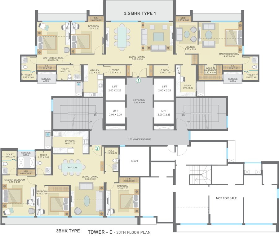 Images for Cluster Plan of Indiabulls One Indiabulls Thane 1