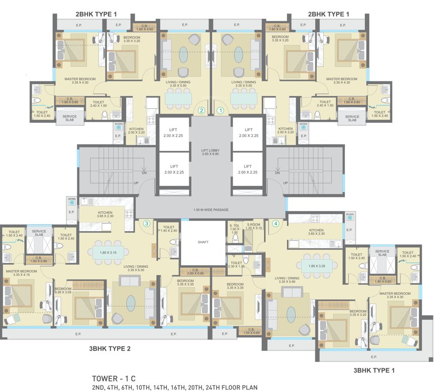 Images for Cluster Plan of Indiabulls One Indiabulls Thane 1