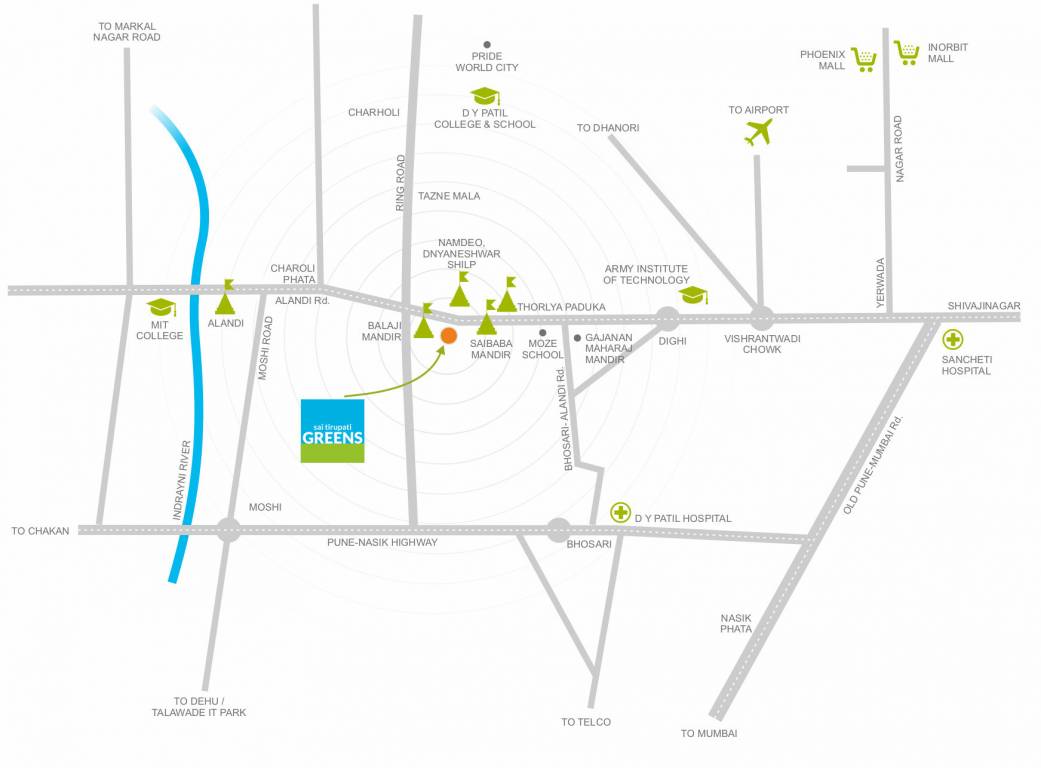  sai tirupati greens phase 2 Location Plan