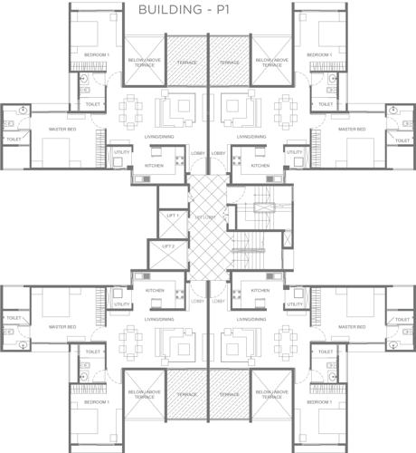 Images for Cluster Plan of Marvel Ganga Fria P1 P2 P3 Building