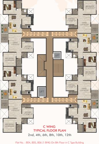 Images for Cluster Plan of Venture City Wing B And C