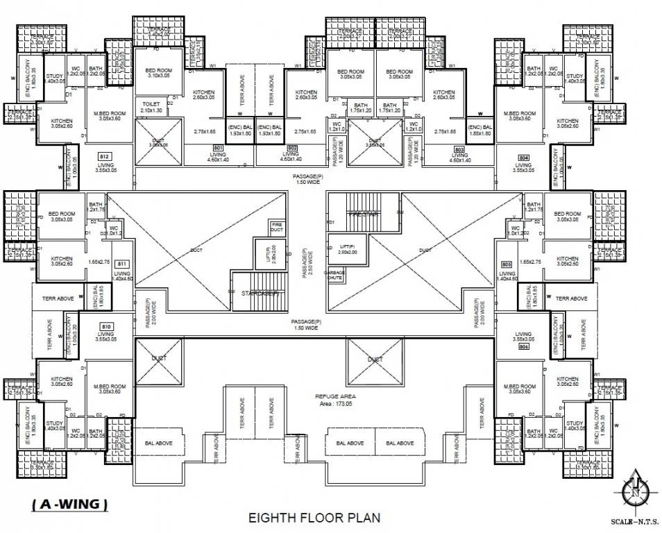  ratna a and c wing C Wing Cluster Plan