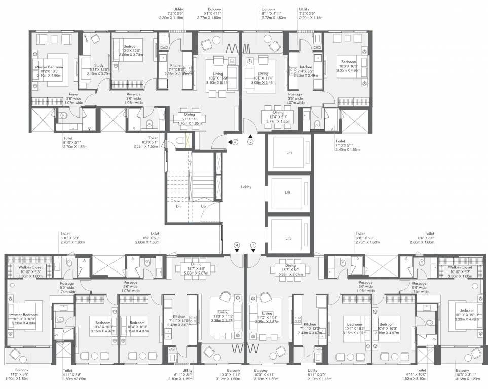 Images for Cluster Plan of Godrej The Trees