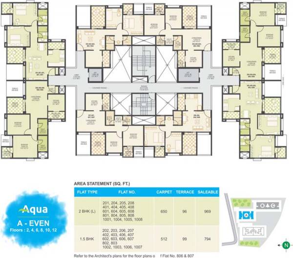 Images for Cluster Plan of Gokhale Mist Aqua A
