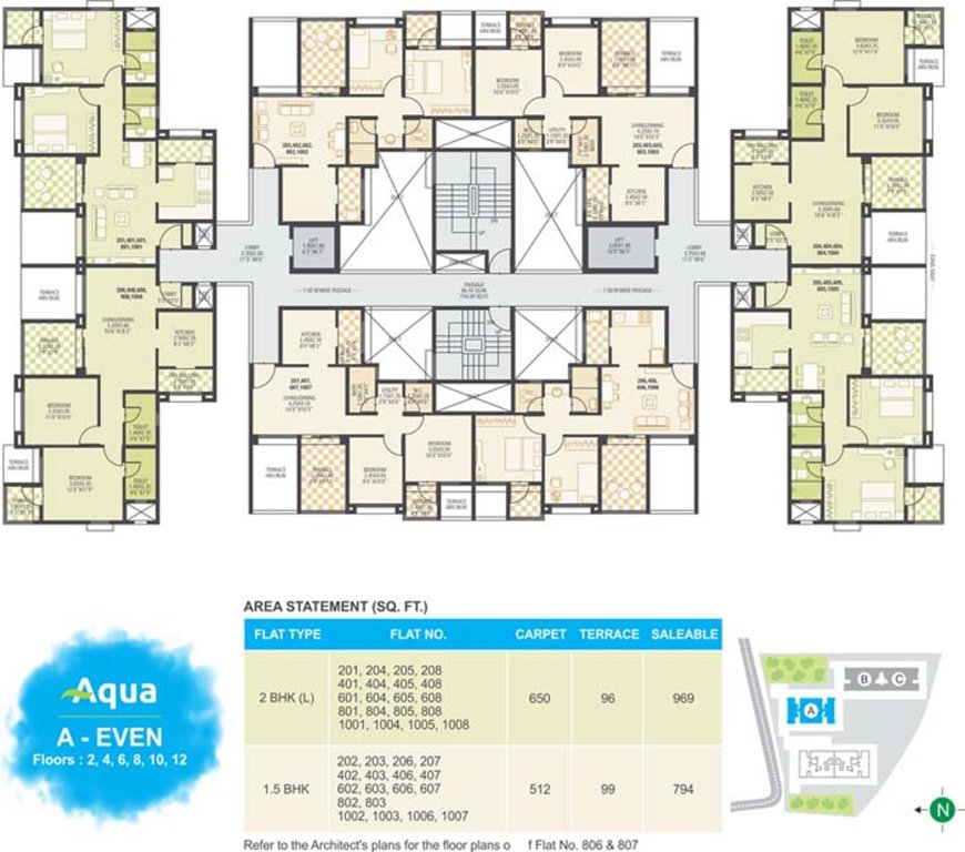 Images for Cluster Plan of Gokhale Mist Aqua A