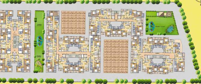gokul dham society Block A Cluster Plan