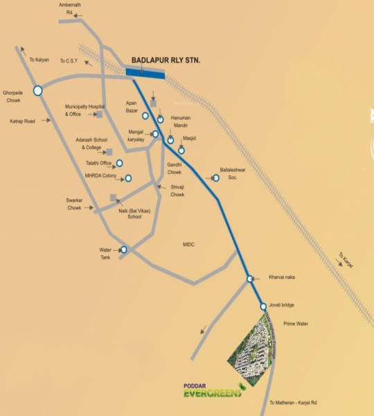  samruddhi-evergreen-phase-4b Location Plan