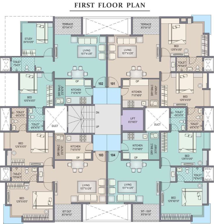 Images for Cluster Plan of  Sunshine Residency
