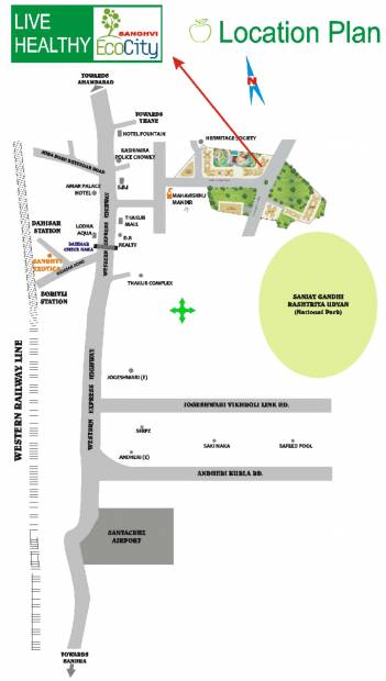 Images for Location Plan of Sanghvi Sanghvi S3 Ecocity Woods
