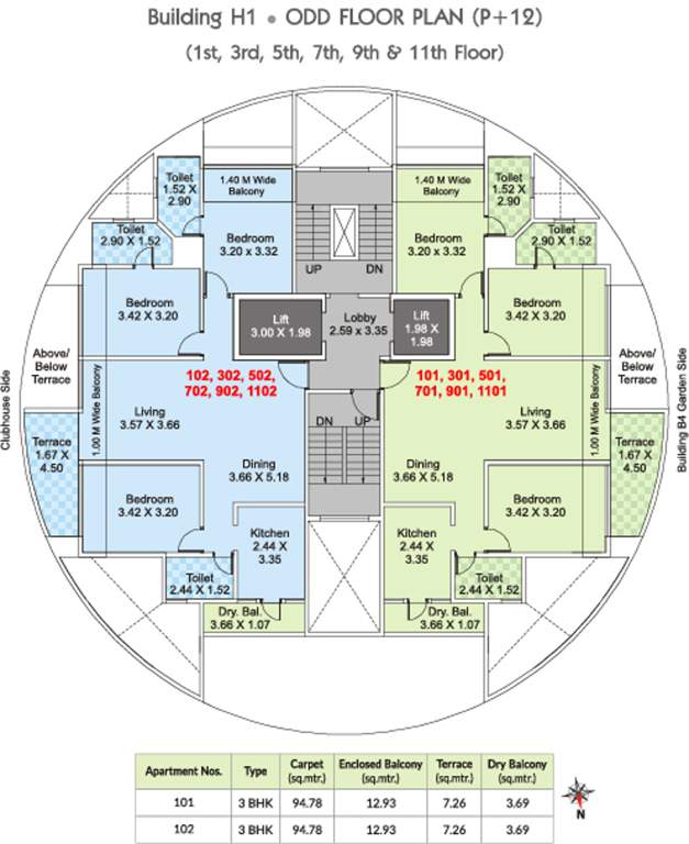 Images for Cluster Plan of Kumar Park Infinia Phase III