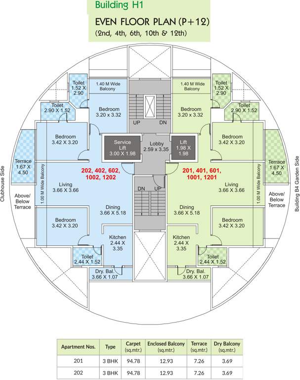 Images for Cluster Plan of Kumar Park Infinia Phase III