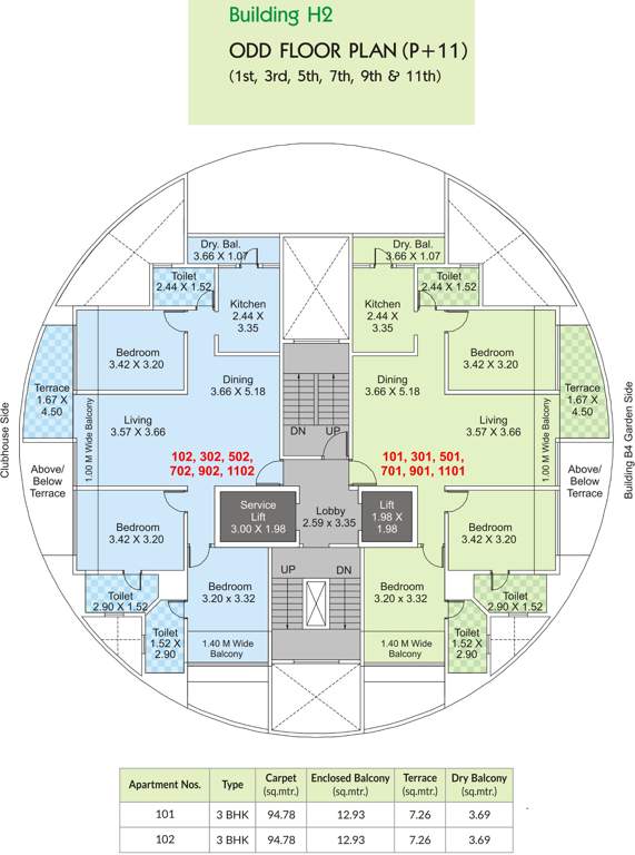 Images for Cluster Plan of Kumar Park Infinia Phase III