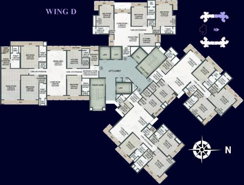 Images for Cluster Plan of Rajesh Raj Tattva Phase II Wing C and D