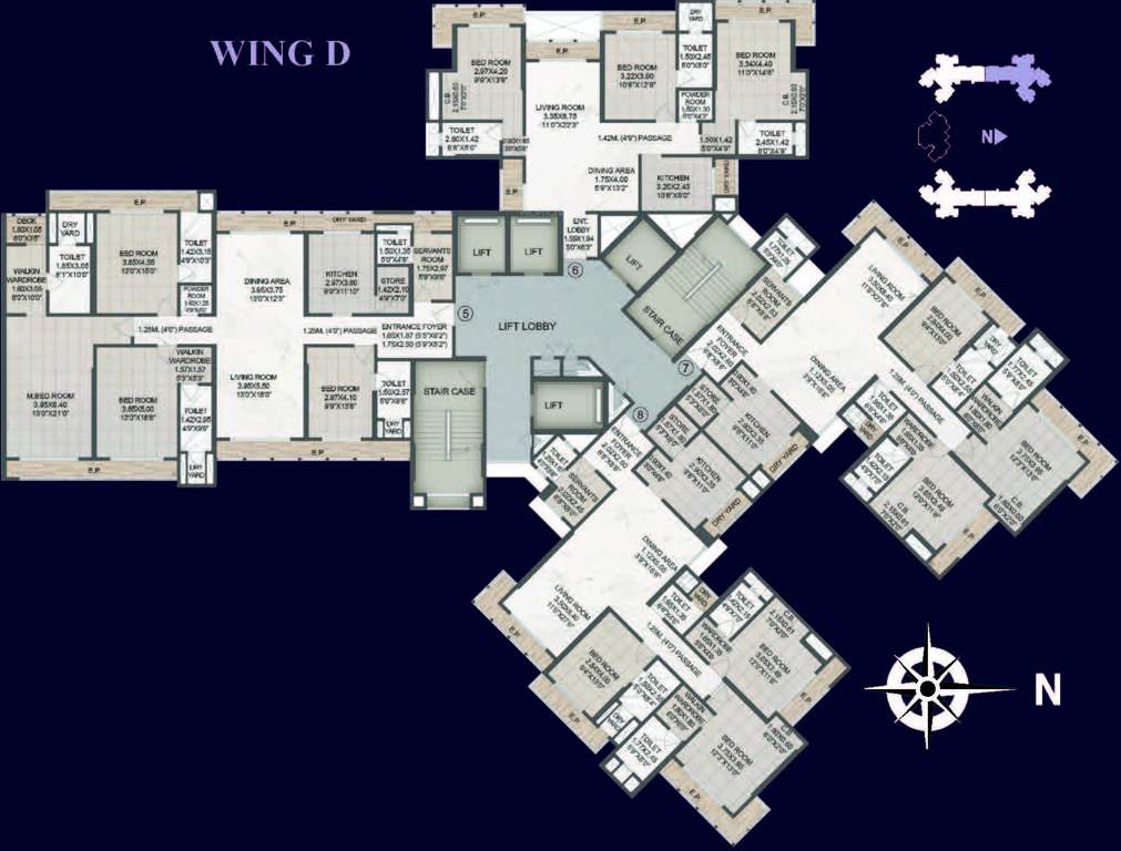 Images for Cluster Plan of Rajesh Raj Tattva Phase II Wing C and D