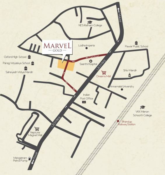 Images for Location Plan of Swaroop Marvel Gold Phase 1