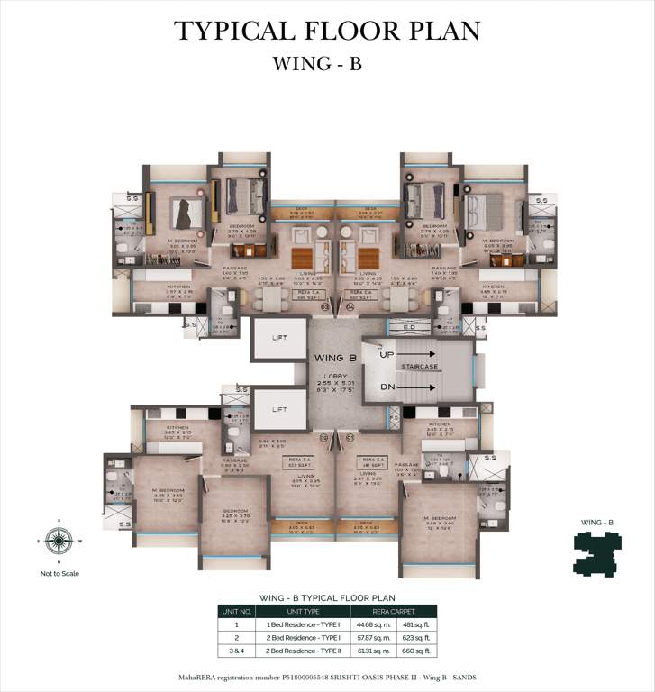  oasis ph 2 wing b sands Images for Cluster Plan of Srishti Srishti Oasis Ph 2 Wing B Sands