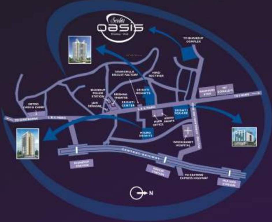  oasis ph 2 wing b sands Images for Location Plan of Srishti Srishti Oasis Ph 2 Wing B Sands