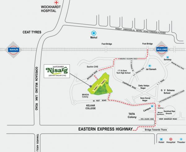 Images for Location Plan of Matoshree Nisarg Tower A