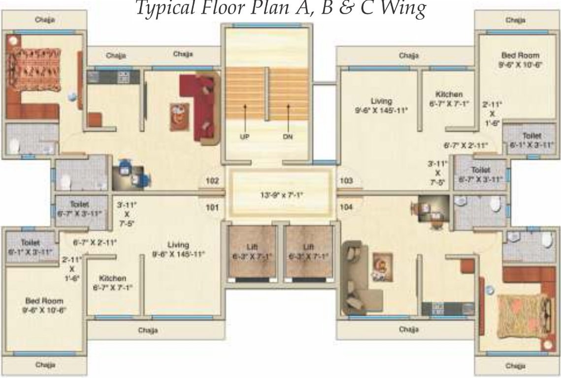 Images for Cluster Plan of Hirani Skyview Castle