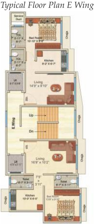 Images for Cluster Plan of Hirani Skyview Castle