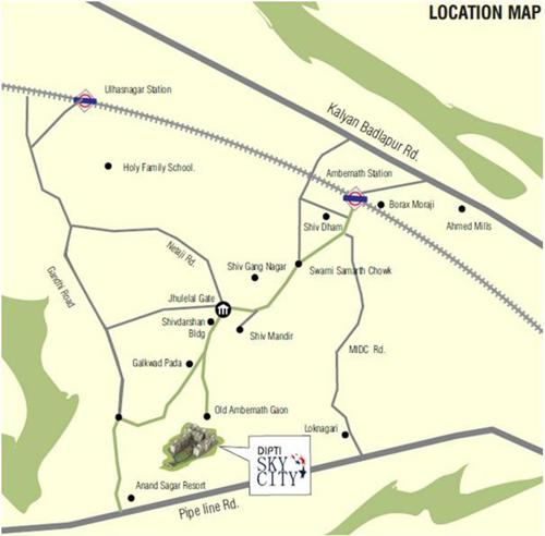 Images for Location Plan of Dipti Sky City Building 1 And 3