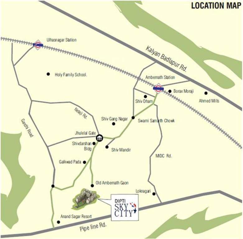 Images for Location Plan of Dipti Sky City Building 1 And 3