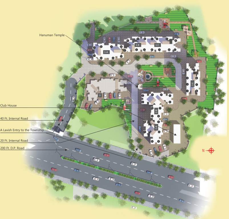 Images for Layout Plan of JSB Nakshatra Greens 6A 6B 6C And 6E