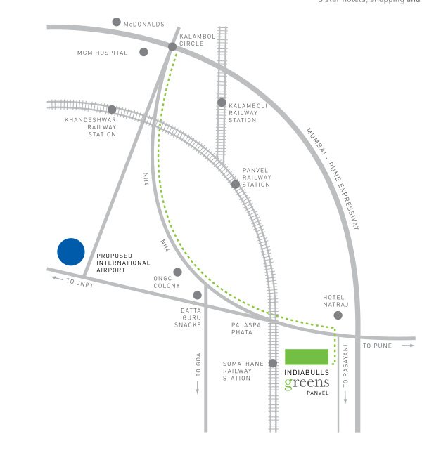  greens 1 Location Plan