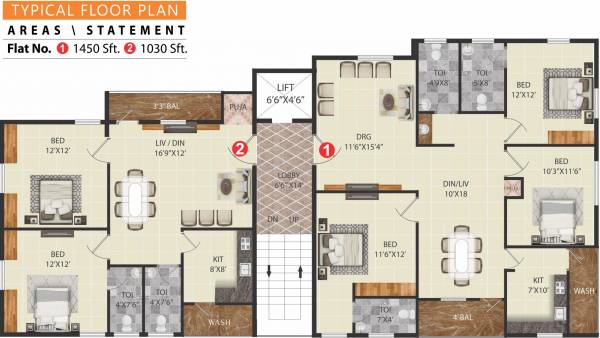 Images for Cluster Plan of  Sri Sai Raghavendra