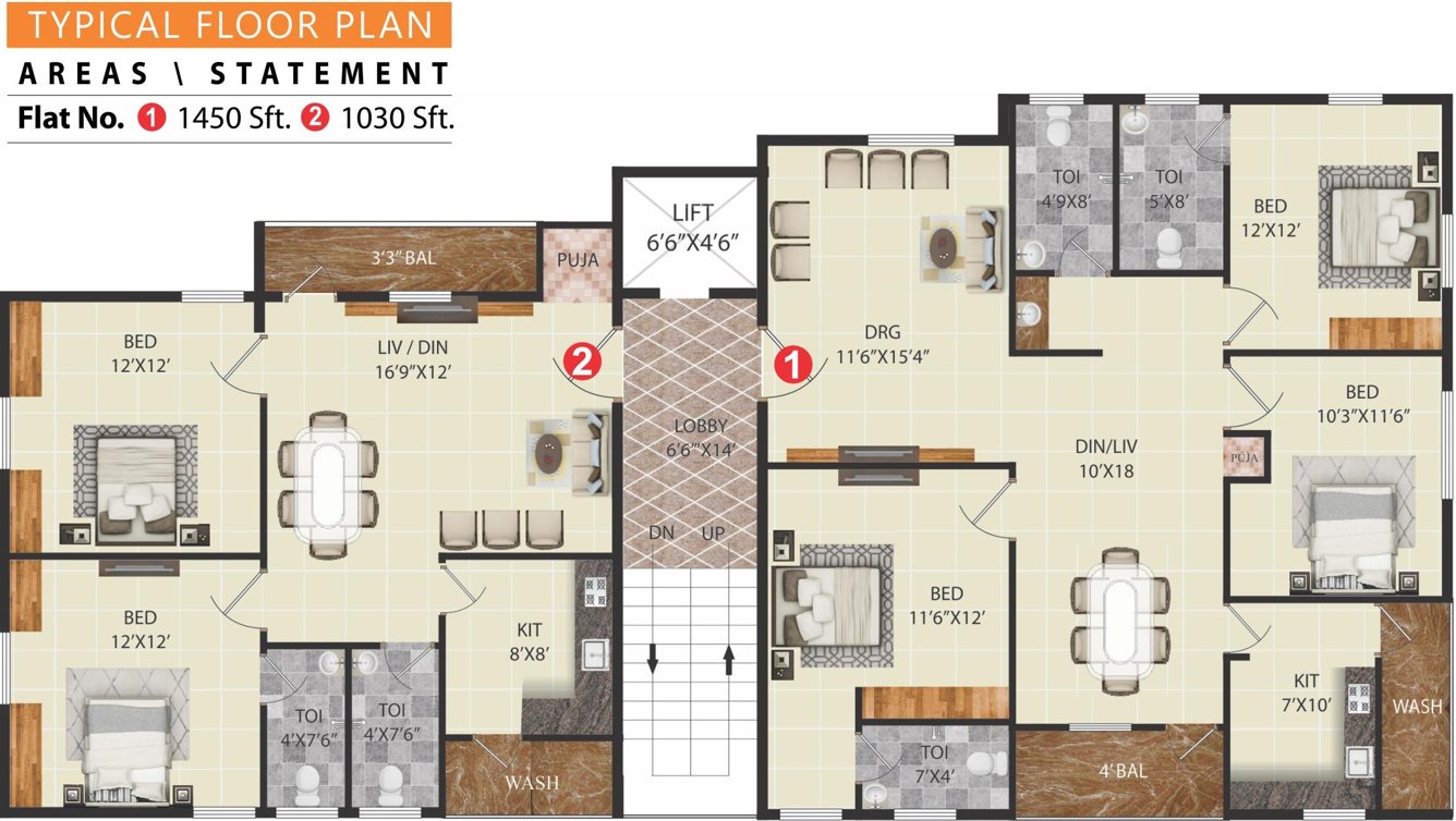 Images for Cluster Plan of  Sri Sai Raghavendra