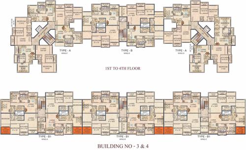 Images for Cluster Plan of S S Land Developers Namo Shivaasthu City Building No 4