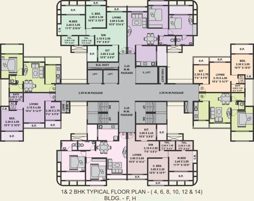 Images for Cluster Plan of Arihant City Phase II Buillding F G H I J