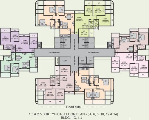 Images for Cluster Plan of Arihant City Phase II Buillding F G H I J