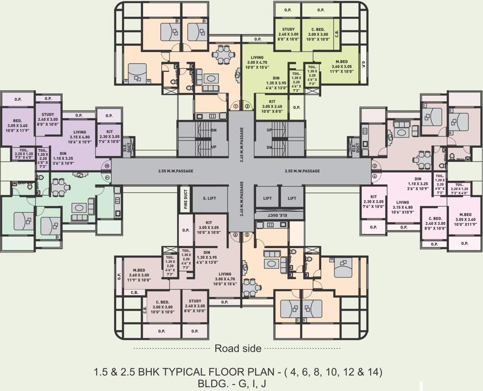 Images for Cluster Plan of Arihant City Phase II Buillding F G H I J