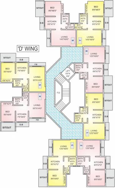 Images for Cluster Plan of Reliable Reliable Utkarsh C D Wing
